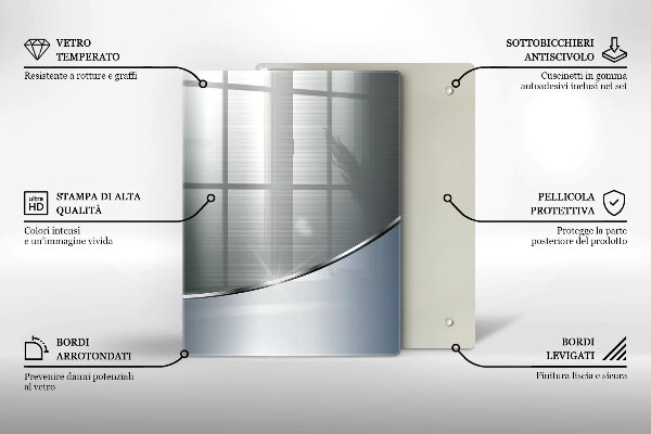 Proteção para placa de indução Padrão de abstração de metal