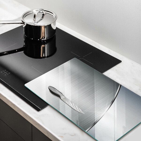 Proteção para placa de indução Padrão de abstração de metal