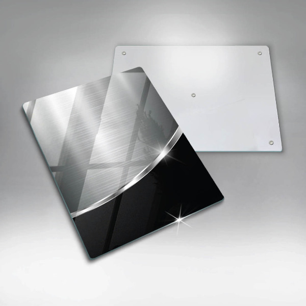 Protetor de placa de indução Abstração com metal