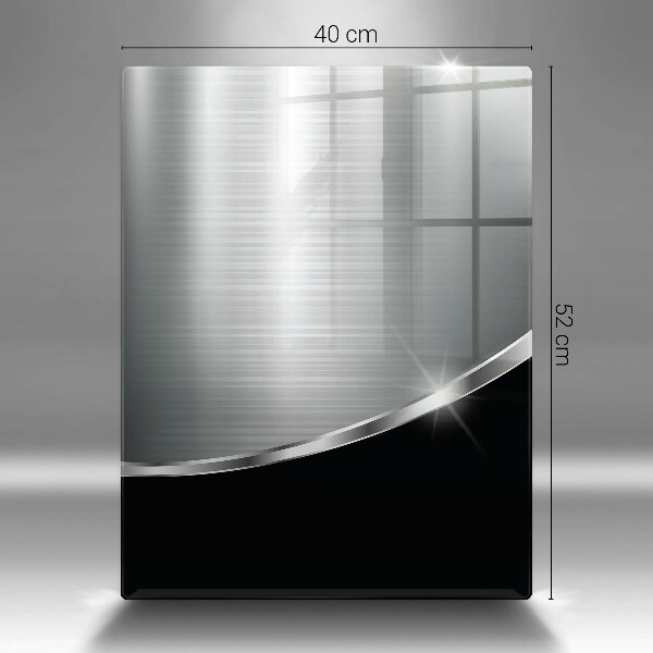 Protetor de placa de indução Abstração com metal