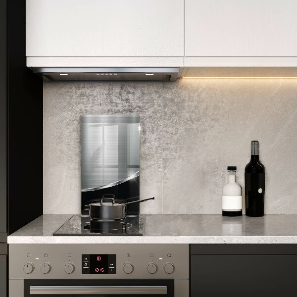 Protetor de placa de indução Abstração com metal