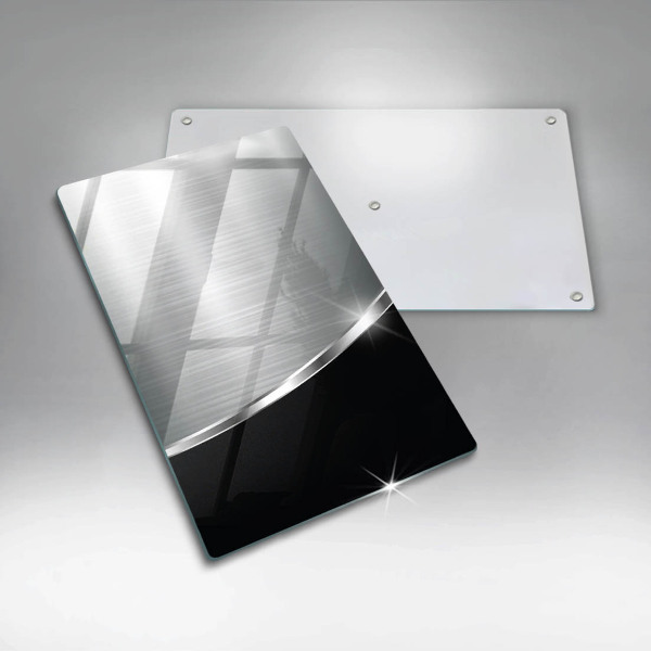 Protetor de placa de indução Abstração com metal