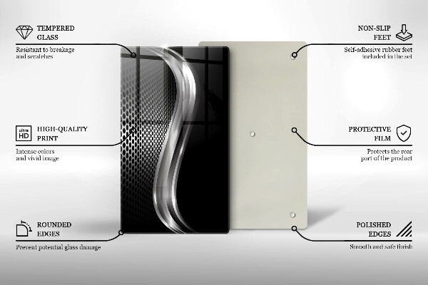 Proteção para placa de indução Estrutura metálica