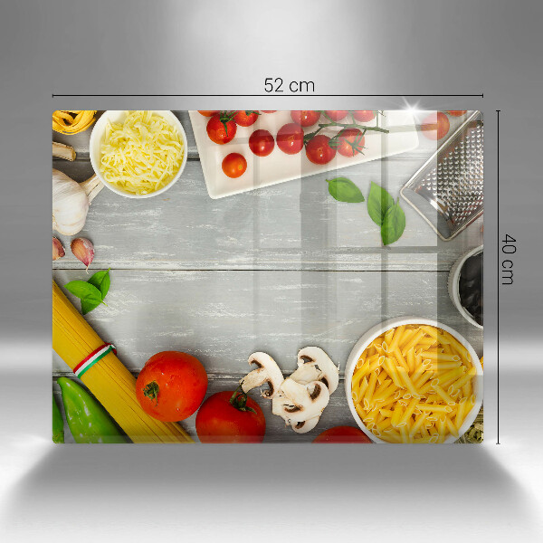 Tampa de parede para fogão a gás Comida de cozinha