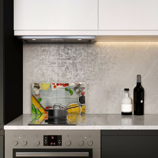 Tampa de parede para fogão a gás Comida de cozinha