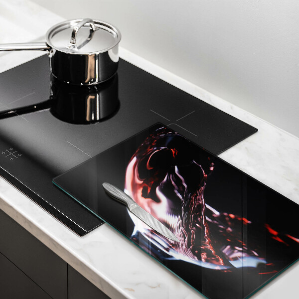 Tampa de parede para fogão a gás Um copo de vinho tinto