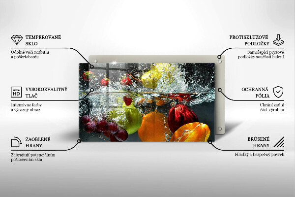 Exaustor a gás Fruta suculenta na água