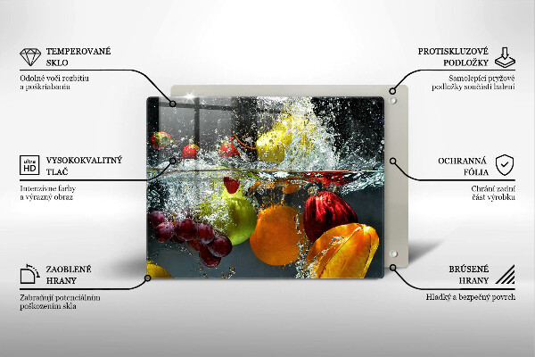 Exaustor a gás Fruta suculenta na água