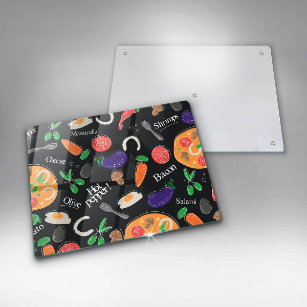 Tampa de parede do fogão a gás Ilustração de alimentos