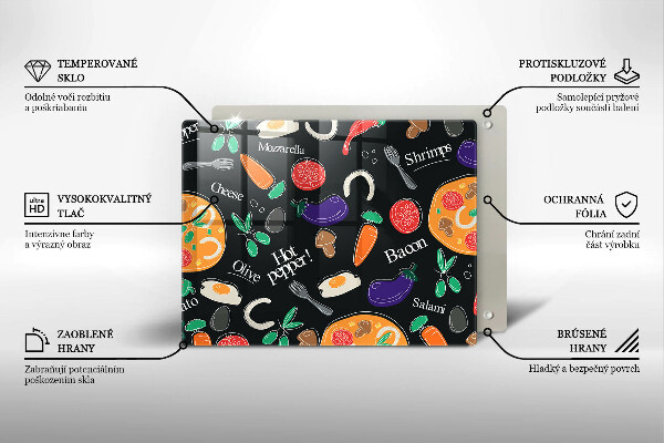 Tampa de parede do fogão a gás Ilustração de alimentos