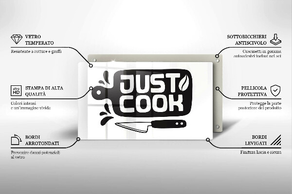Exaustor a gás Placa de cozinha "Just Cook"