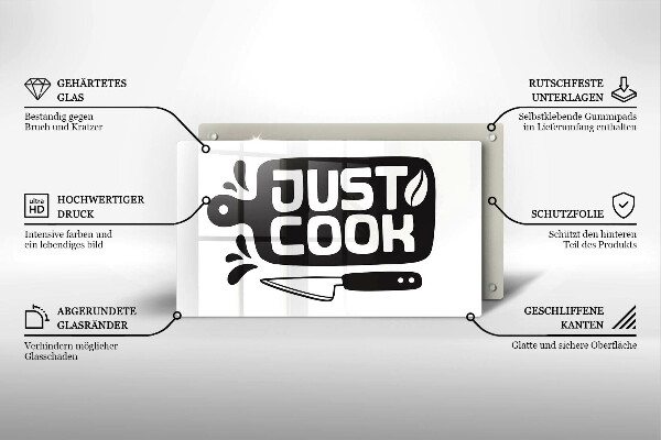 Exaustor a gás Placa de cozinha "Just Cook"