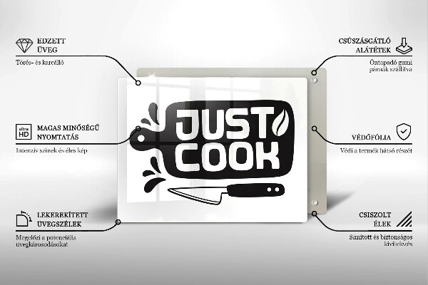 Exaustor a gás Placa de cozinha "Just Cook"