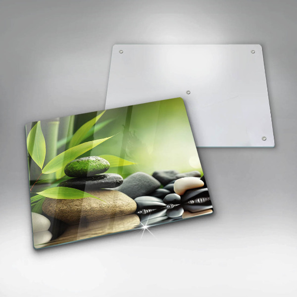 Cobertura de indução Pedras de bambu zen