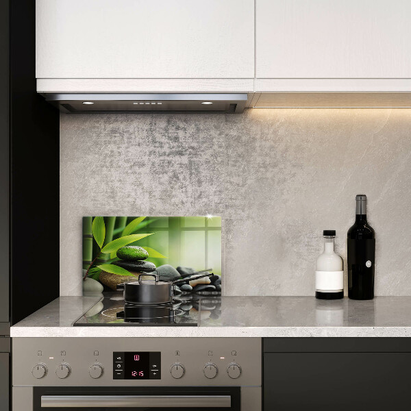 Cobertura de indução Pedras de bambu zen