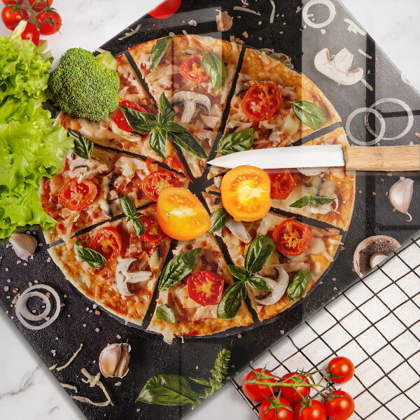 Cobertura de indução Pizza com cogumelos