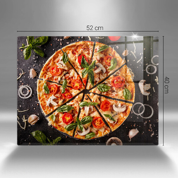 Cobertura de indução Pizza com cogumelos