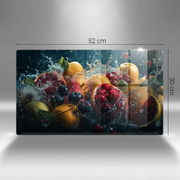 Cobertura de indução Fruta na água