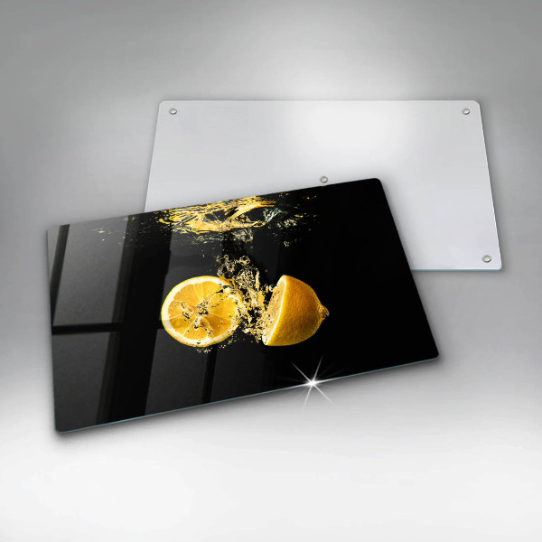Tampa de parede do fogão a gás Fruta limão suculenta