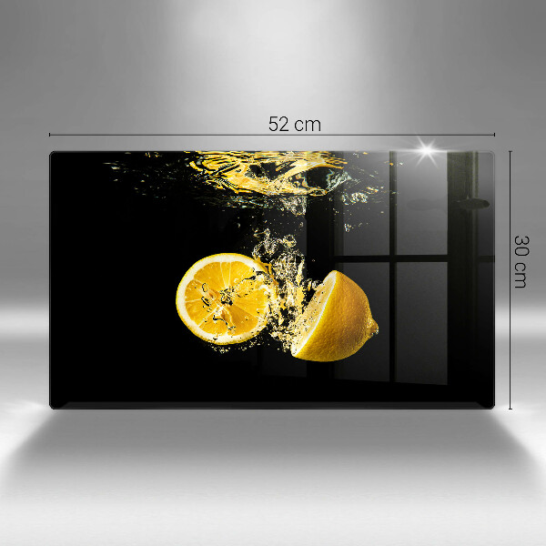 Tampa de parede do fogão a gás Fruta limão suculenta