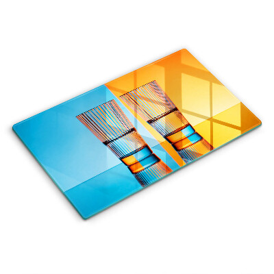 Cobertura de indução Dois copos de água