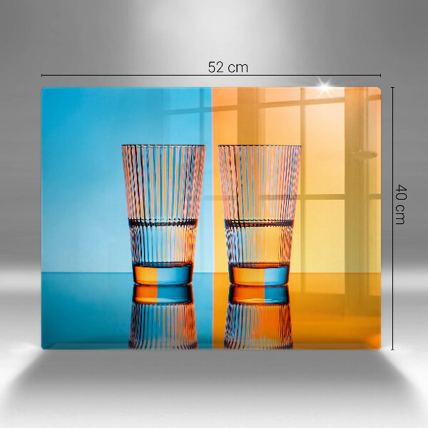 Cobertura de indução Dois copos de água