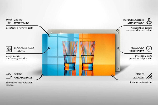Cobertura de indução Dois copos de água