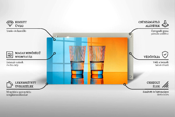 Cobertura de indução Dois copos de água