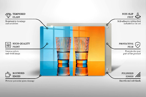 Cobertura de indução Dois copos de água
