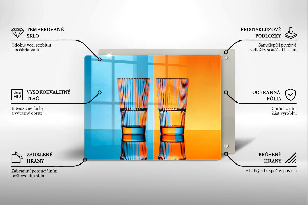 Cobertura de indução Dois copos de água