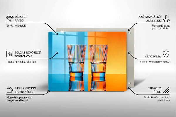 Cobertura de indução Dois copos de água