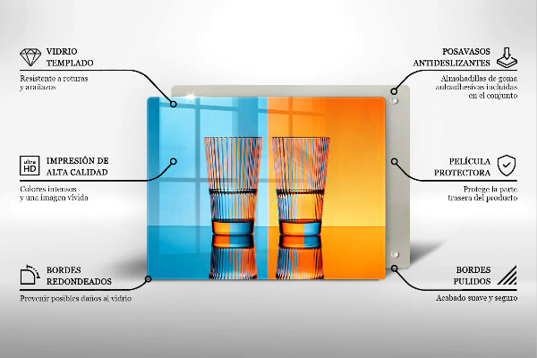 Cobertura de indução Dois copos de água