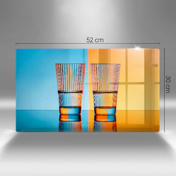 Cobertura de indução Dois copos de água