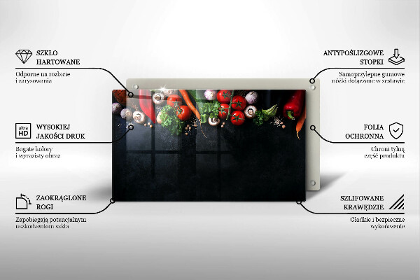 Cobertura de indução Vegetais coloridos