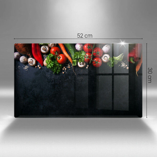 Cobertura de indução Vegetais coloridos