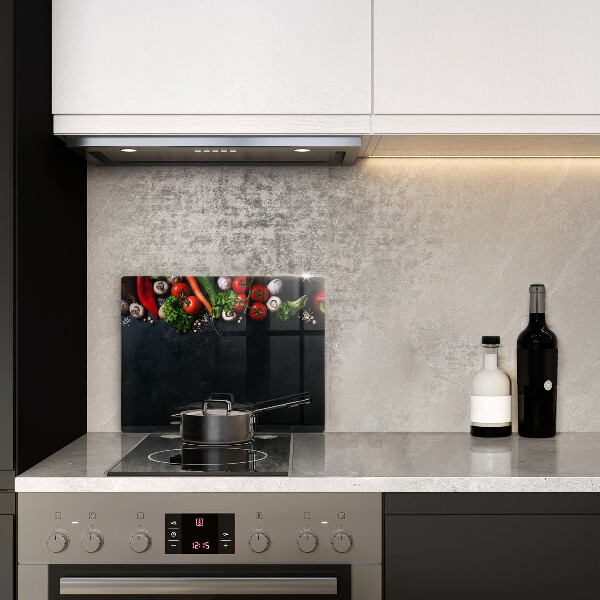 Cobertura de indução Vegetais coloridos