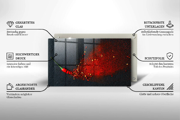 Tampa da placa de indução Pimenta
