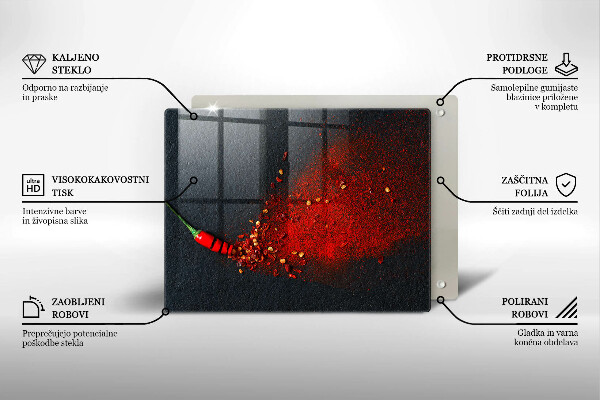 Tampa da placa de indução Pimenta