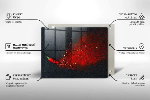 Tampa da placa de indução Pimenta