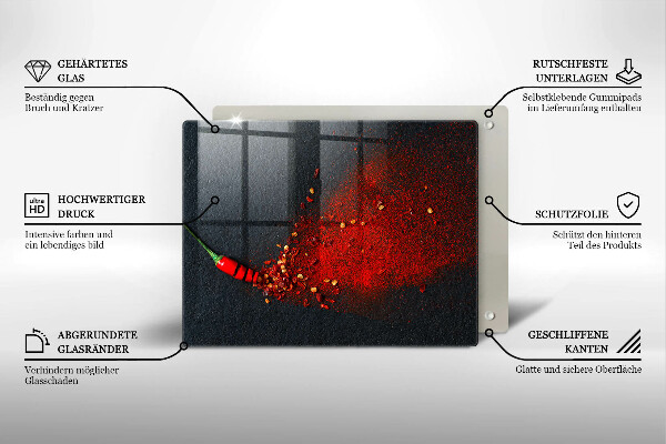 Tampa da placa de indução Pimenta