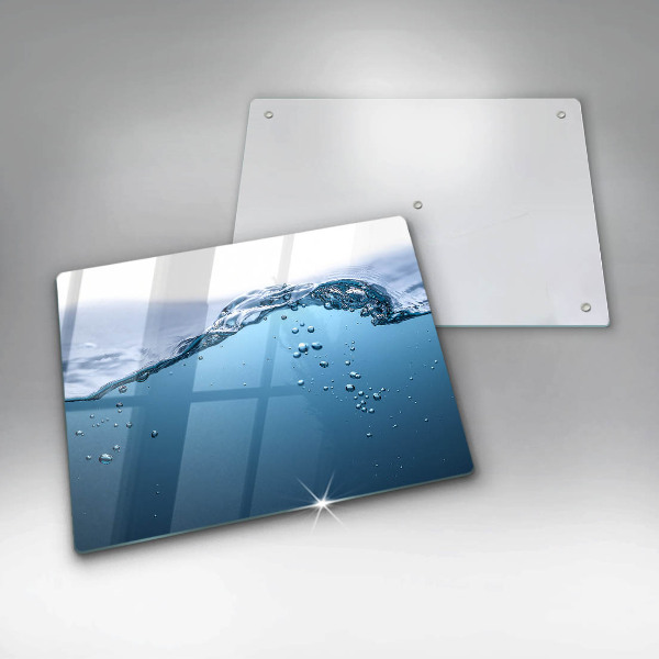 Cobertura de indução Água azul