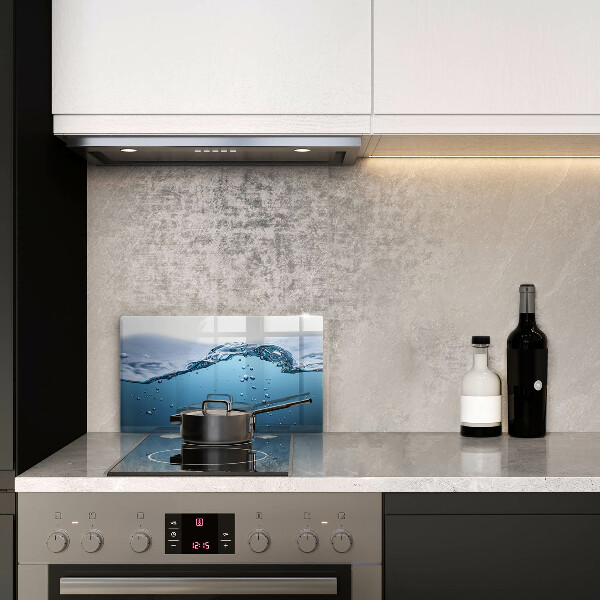 Cobertura de indução Água azul