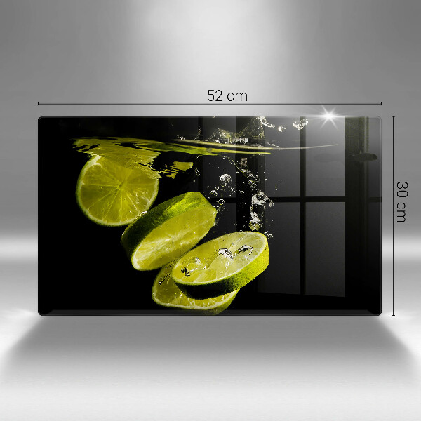 Cobertura de indução Limões na água