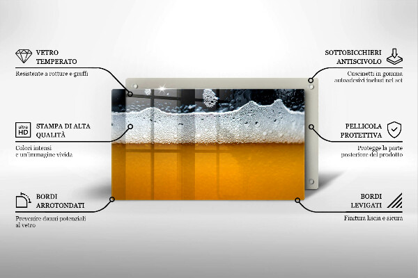 Cobertura de indução Beber espuma de cerveja