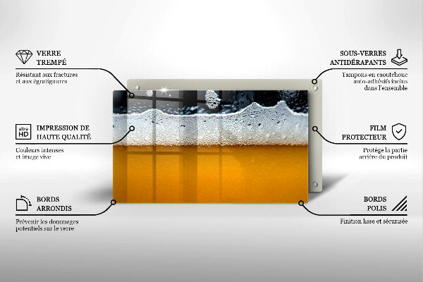 Cobertura de indução Beber espuma de cerveja