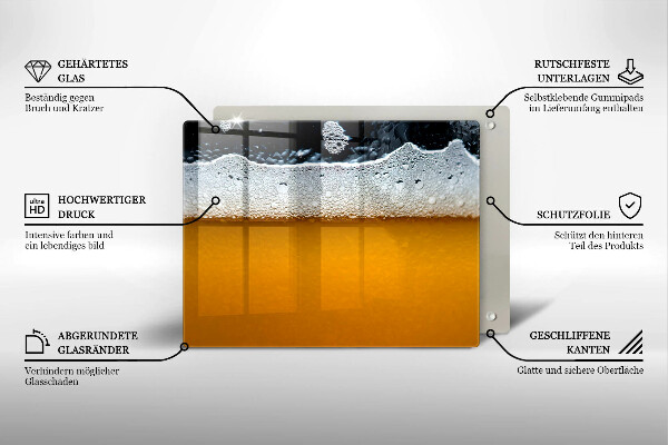 Cobertura de indução Beber espuma de cerveja