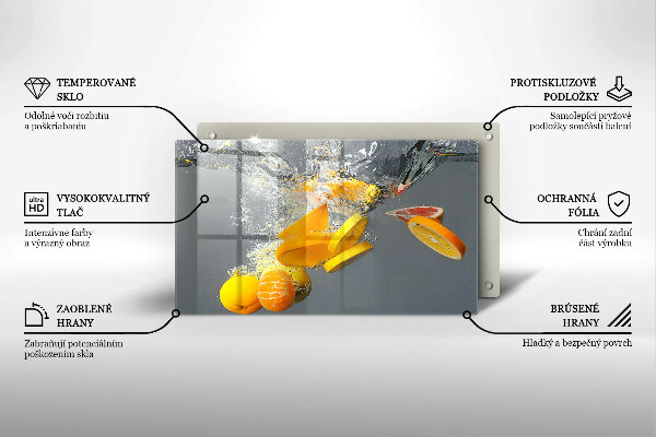 Cobertura de indução Limões em água