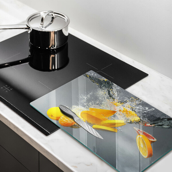 Cobertura de indução Limões em água