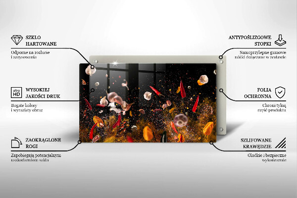 Cobertura de indução Especiarias picantes