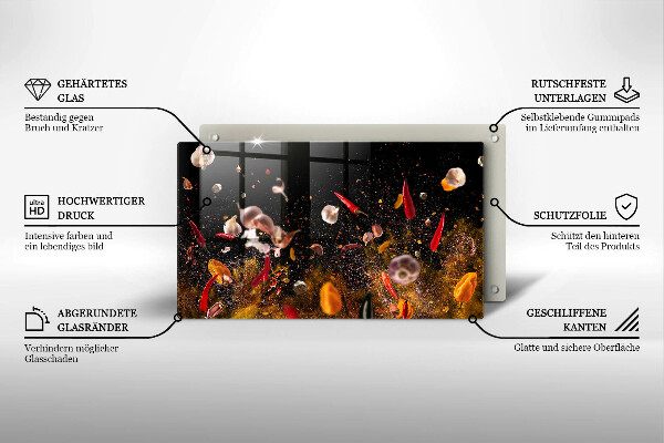 Cobertura de indução Especiarias picantes